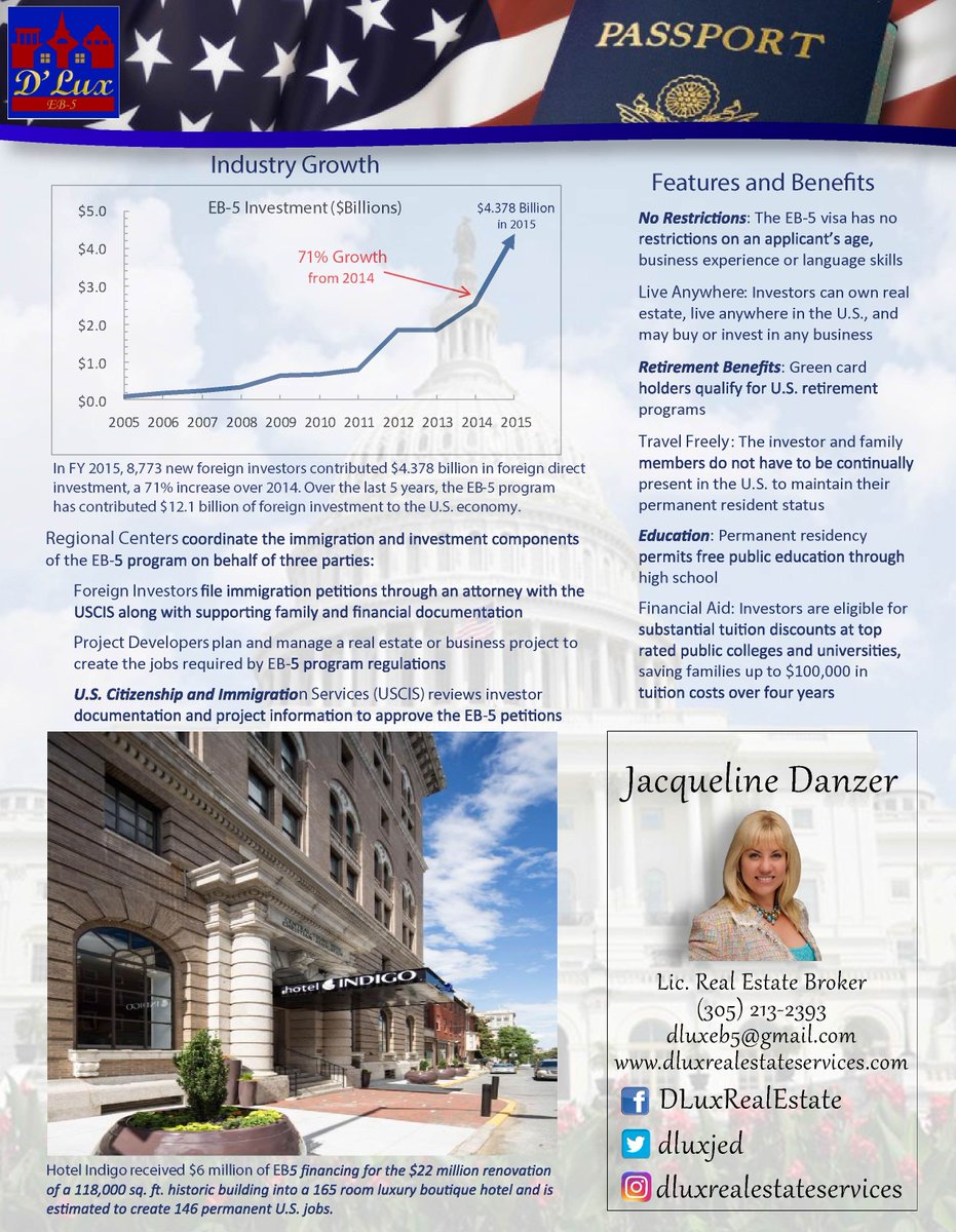 dluxjed's tweet photo. #EB5 features and benefits, #ContacUs for more information #USA #Investment #RealEstate #GreenCard #Residence https://t.co/WTG5yDM4sC