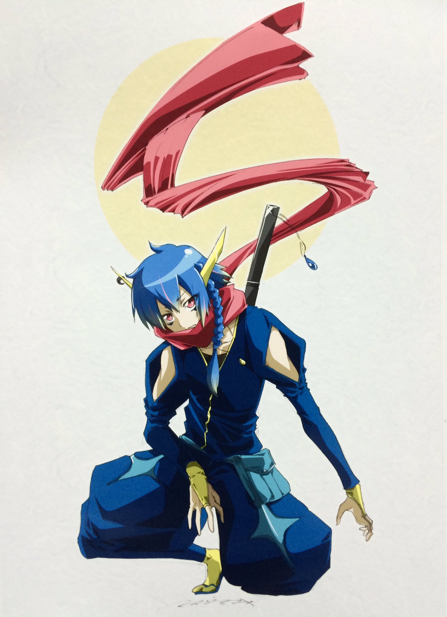 マスダユーキ ゲッコウガ描いた ゲッコウガ擬人化 ポケモン ゲッコウガ 擬人化 T Co 6129znkytf Twitter