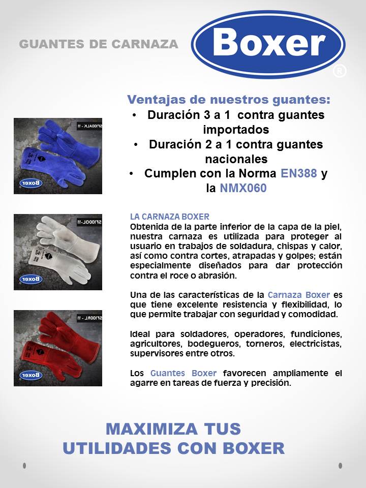GuantesBoxer's tweet photo. @todomercadomx Fabricantes de guantes de carnaza, mandiles, polainas y escafandras para soldadura.¡COTIZA HOY! https://t.co/rHGihMvK6Z