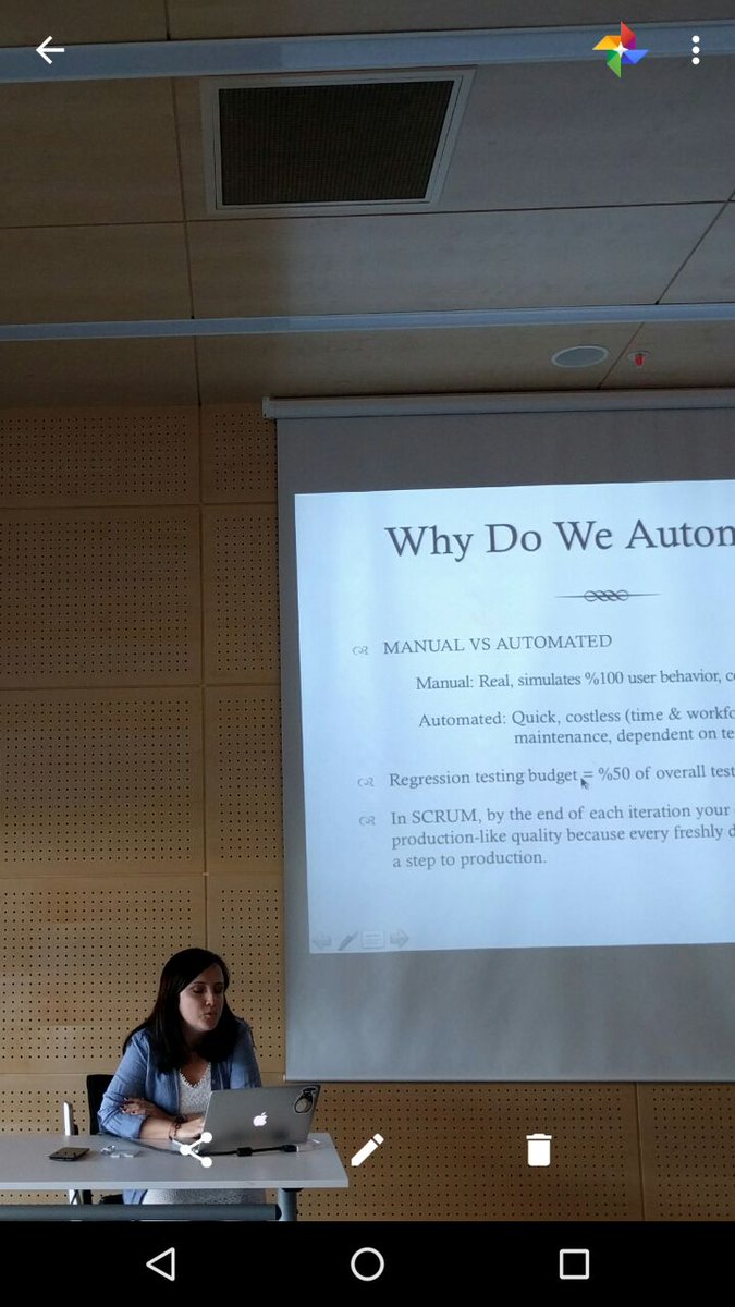 n11comDev's tweet photo. Our last #n11comDevTalks was about #TestAutomation by @tembelsinefil and @gozdekaynak Thanks Taylan and Gözde ! https://t.co/05ElXeY2Fi