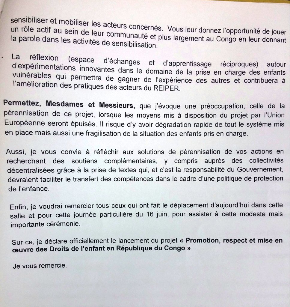 mucodeccg's tweet photo. #JourneedelEnfantAfricain #Congo L'occasion pour le lancement officiel du projet. #REIPER #UE #ONG #Brazzaville https://t.co/JNG6G7pH1Z