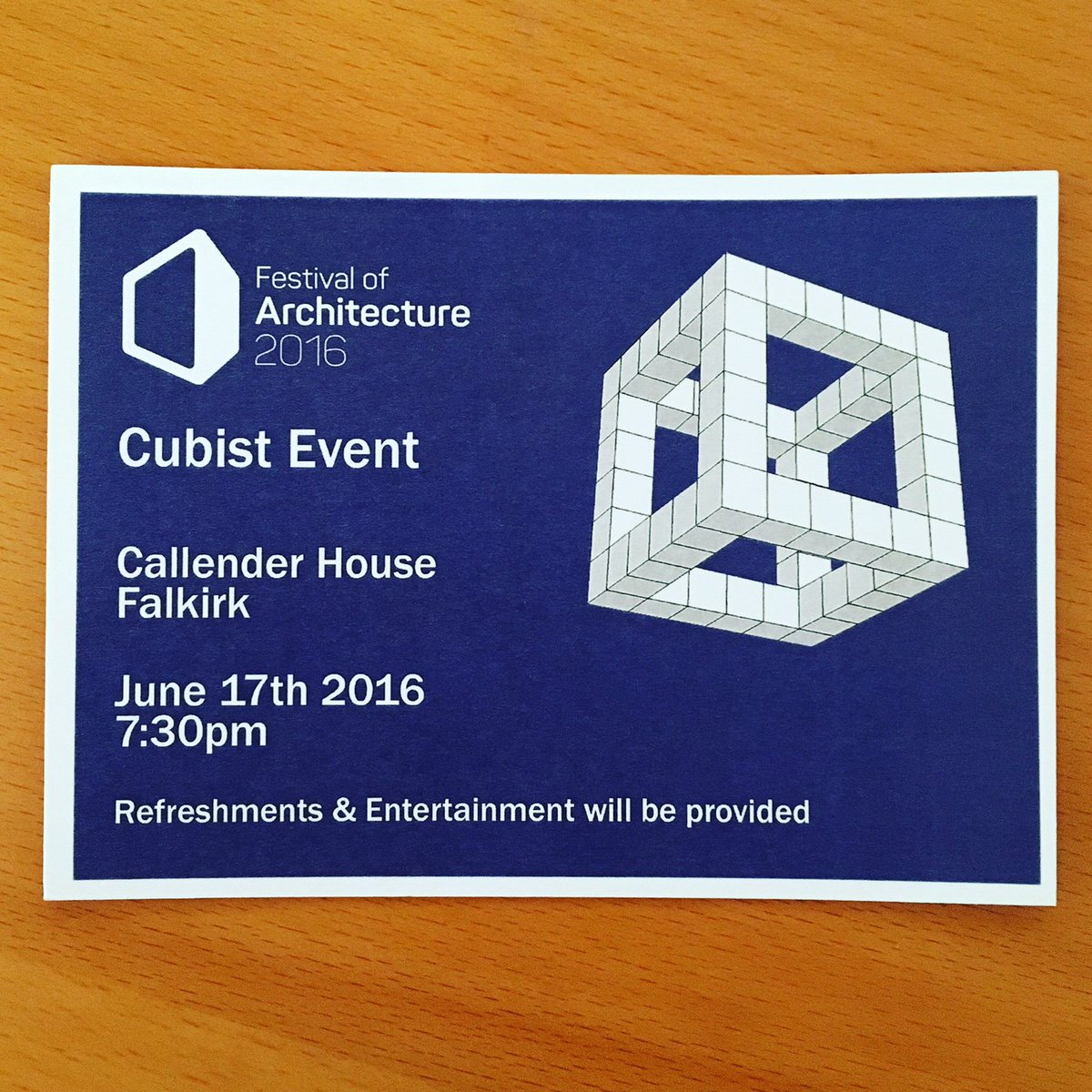 An official SSA Event tomorrow night at Callandar House, Falkirk. Refreshments and entertainment provided! #SSA2016
