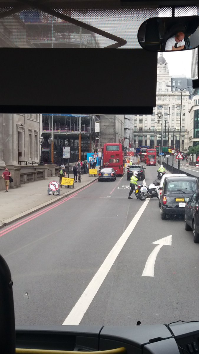 Park_Class's tweet photo. The Royal car stops traffic in front of our coach! Prince Charles steps out and into the Royal Mint #toolateforpic https://t.co/5GqScp0wny