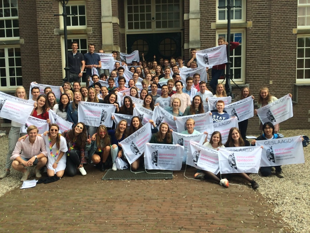 GymApeldoorn's tweet photo. De geslaagden van tijdvak 1! Supertrots!! Retweet en feliciteer hen https://t.co/KUdFX2cxSR