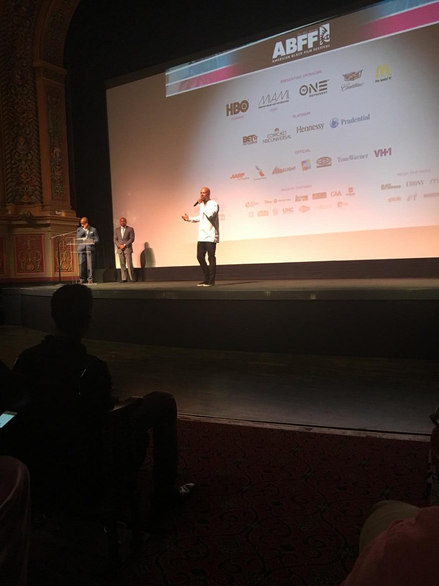DTDingle's tweet photo. @Common opened #ABFF last night. @blackenterprise  will share comments from convo w/ @rolandsmartin 12 Noon today. https://t.co/vfRxRWuKMX