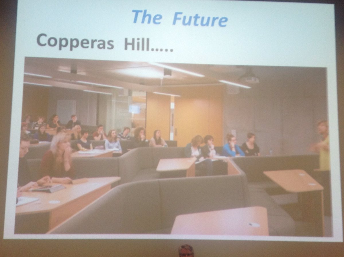 KiftSally's tweet photo. #LJMUTLC16 @LJMU New campus will have collaborative tiered lecture theatres. Interesting new learning spaces. https://t.co/9hUAALMrw4