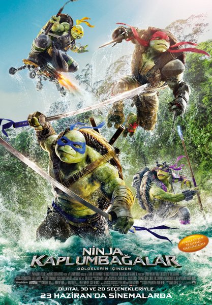 NİNJA KAPLUMAĞALAR filmini ilk izleyenlerden olmak ister misin?
17 Haziran ön gösterimi Hayal Sinemasında.