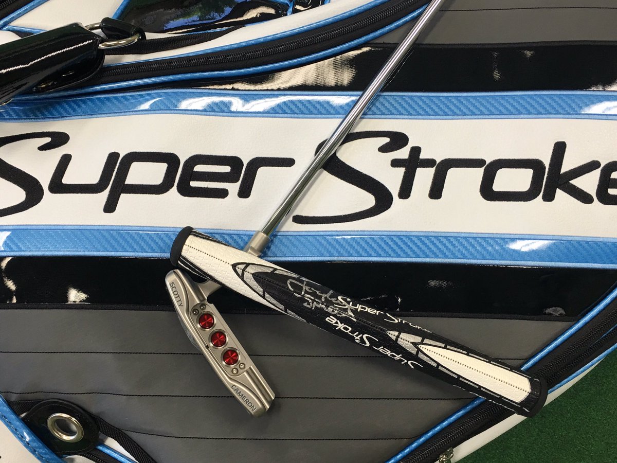 SuperStrokeGolf's tweet photo. While you're waiting for #USOpen play to resume, check our pinned tweet &amp; enter to win a Jordan signed grip+putter! https://t.co/K1pEIleYNt