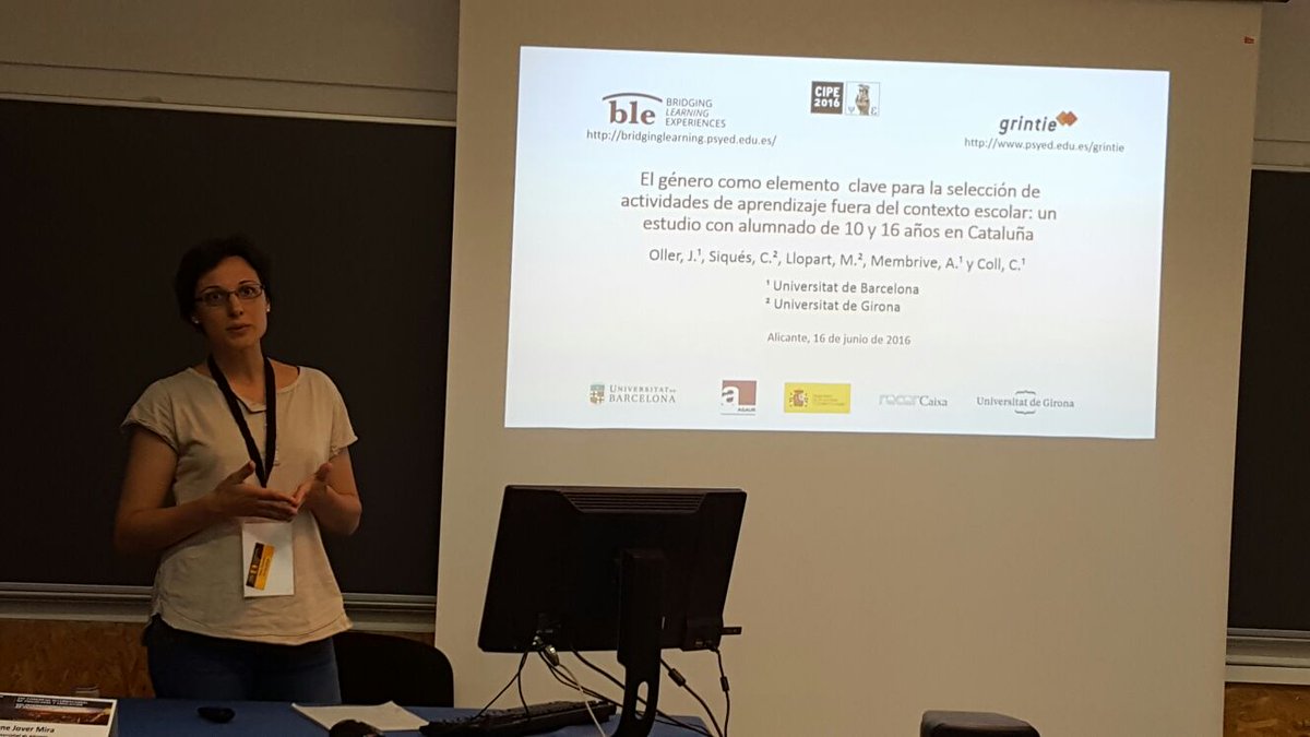 BrLearningExp's tweet photo. El género como elemento clave para la selección de actividades de aprendizaje fuera del contexto escolar #CIPE2016 https://t.co/bXgvyLvvnd