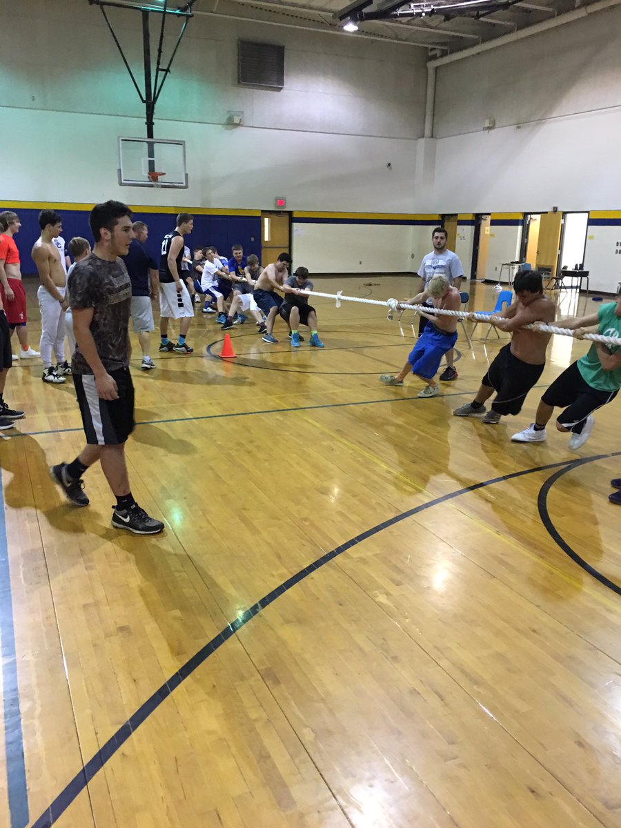 Tug-of-War team finisher this morning! #Dedicated #RamPride #BleedBlueandGold