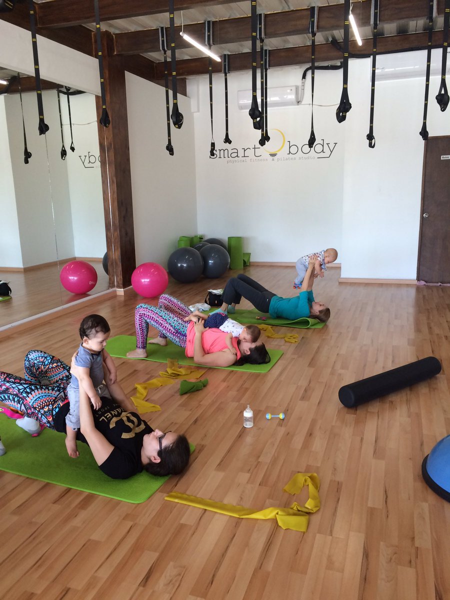 Smartbodymexico's tweet photo. Baby Pilates https://t.co/rQWrAtsXNf