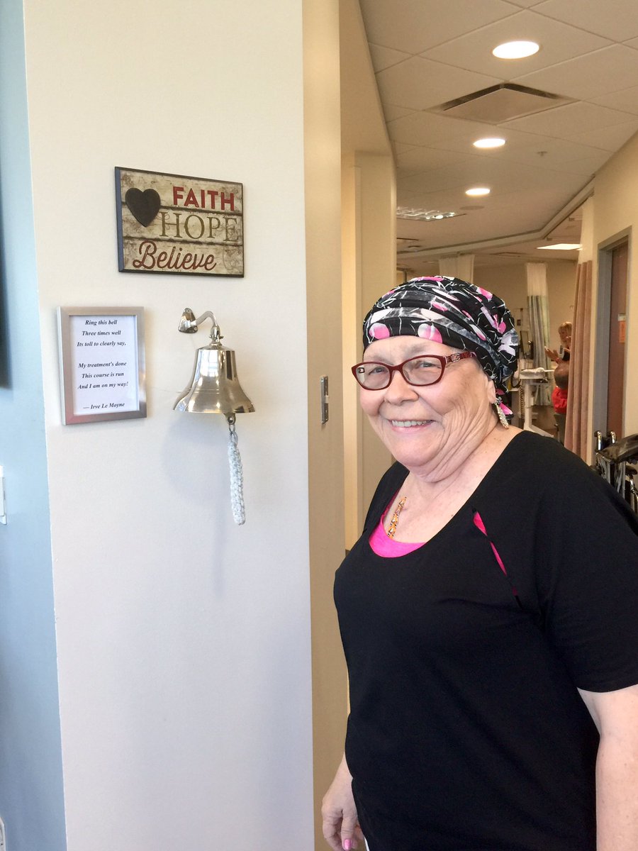 CoachPorter1's tweet photo. Congrats to my mother-in-law Sharon on her final chemo treatment! https://t.co/B2poHwuQB0