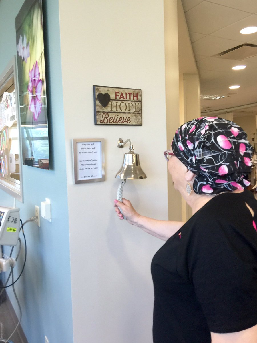 CoachPorter1's tweet photo. Congrats to my mother-in-law Sharon on her final chemo treatment! https://t.co/B2poHwuQB0