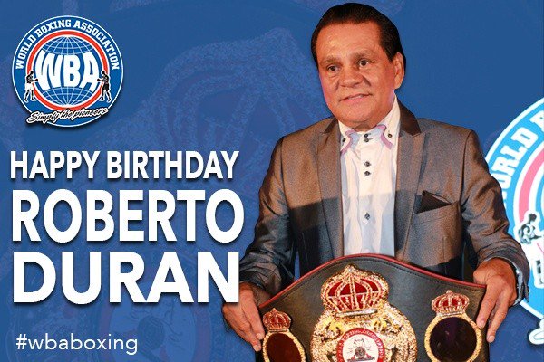 ¡Feliz Cumpleaños <a href="/robertoduranbox/">Roberto Durán</a> #WBAboxing #boxeo buff.ly/1UxMRLK