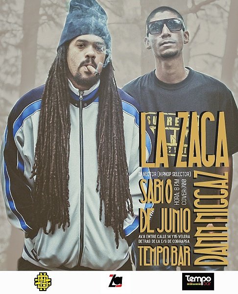 dannniggazshhc's tweet photo. VALERA ACTIVOS! Este sábado 18 estaré junto a mi brotha @la_zaga en #tempobar 9pm cover 700bsf noche hiphop a lo 90 https://t.co/VYuzYZX4Ds