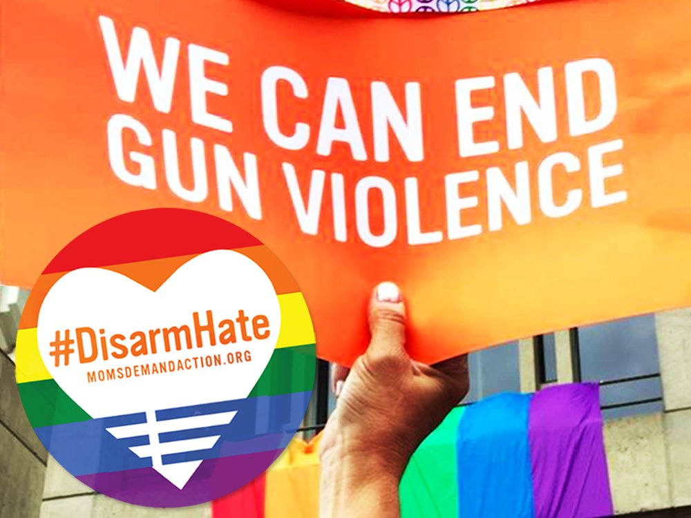MomsDemand's tweet photo. Text DISARM HATE to 644-33 and tell your Senators to support gun safety measures to #DisarmHate. https://t.co/1K2Zmzdl5a