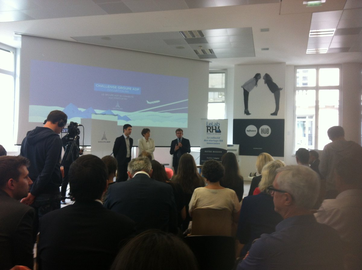 EpticaLingway's tweet photo. Présent dans le public du #ChallengeADP Innovation RH ce matin @GroupeADP @LeLabRH ! #welldone à tous #RH https://t.co/RGId2wRv28