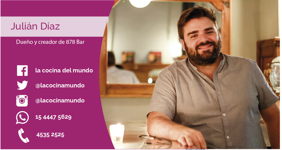 lacocinamundo's tweet photo. El Sábado de 21 a 24  se sienta en @lacocinamundo, @diazdejulian, creador de @878bar!
Nos presentará su nuevo libro! https://t.co/Bio3gFheIT