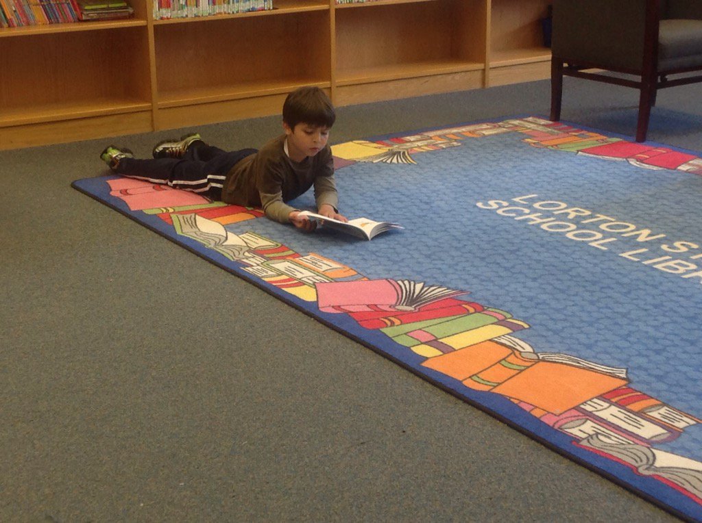 LortonStationES's tweet photo. Only a few days left before #SummerVacation but we still love reading in our @Library_LSES #LSESPics @fcpsnews https://t.co/aOwwlIKQWX