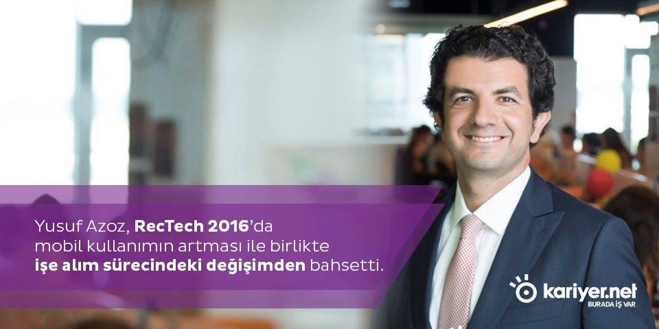 kariyernet's tweet photo. .@yusufazoz, #RecTech2016’da adaylara yeni nesil bir deneyim sunan videolu özgeçmiş uygulamamız SelVi’yi anlattı. https://t.co/xZLPZsOCmi