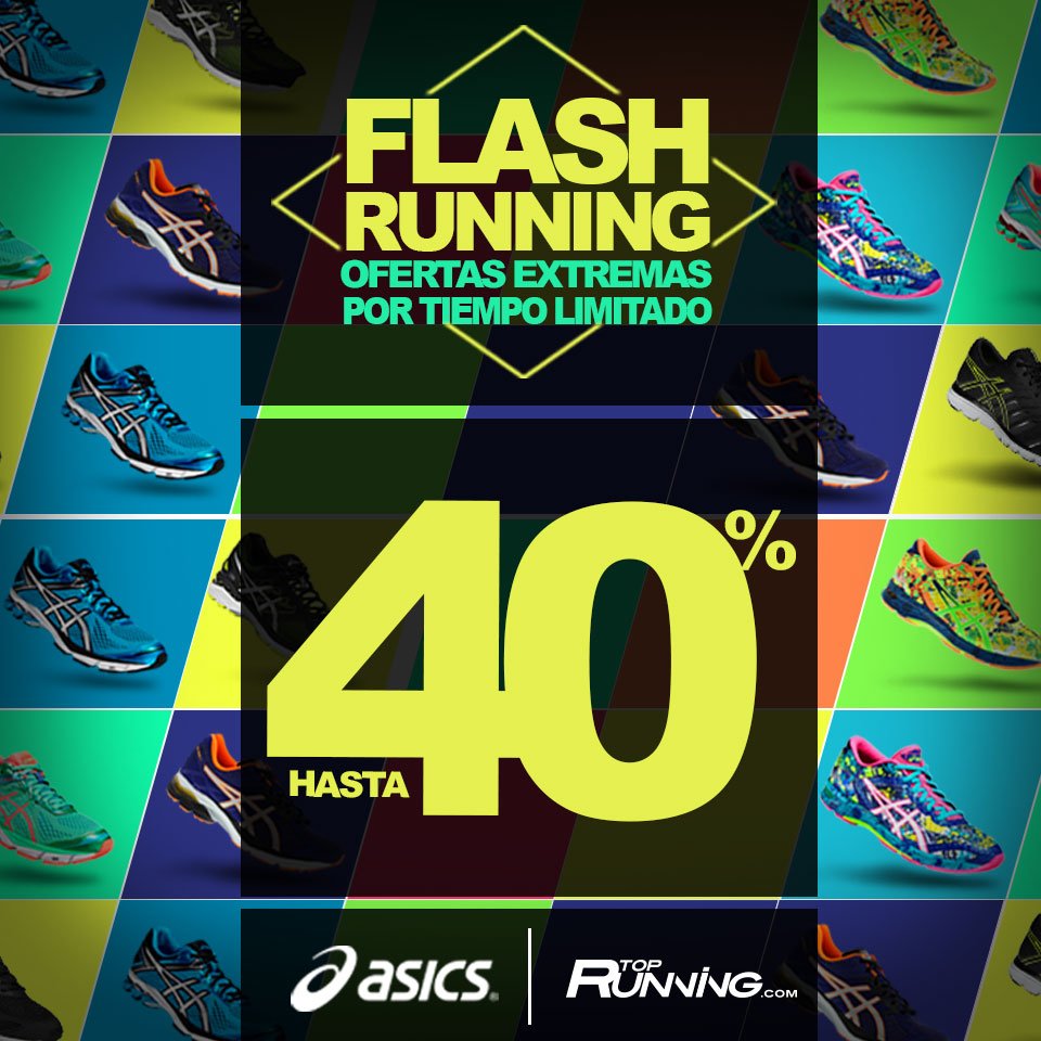 TopRunningShop's tweet photo. ¡Zapatillas #Asics a precios increíbles! 😊😊 Por tiempo limitado, ¡aprovecha! https://t.co/hIyRWU2EoE #flashrunning https://t.co/j2F7dAaTGF