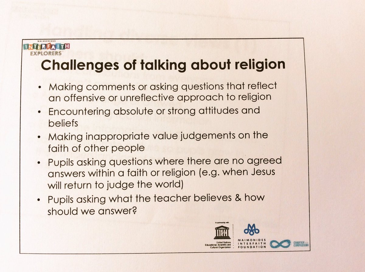 #Religious #Literacy can help with the challenges #teachers face when talking about #religion in the #classroom