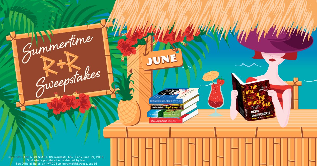 RGCenter's tweet image. We're so close to the end the June R&amp;amp;R #sweepstakes! Don't miss out on these summer reads! bit.ly/1RT9CUp