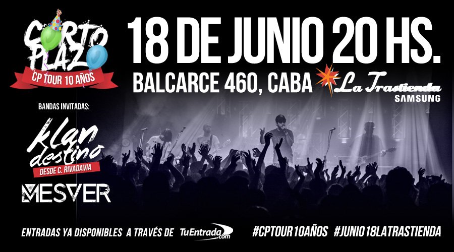 LaTrastiendaBA's tweet photo. Este SÁB 18 se viene otra Trastienda de @cortoplazo!
Bandas inv: Klandestino y @MESVER
TKTs https://t.co/IOpWQmSKpb https://t.co/EMKMZjPKt0