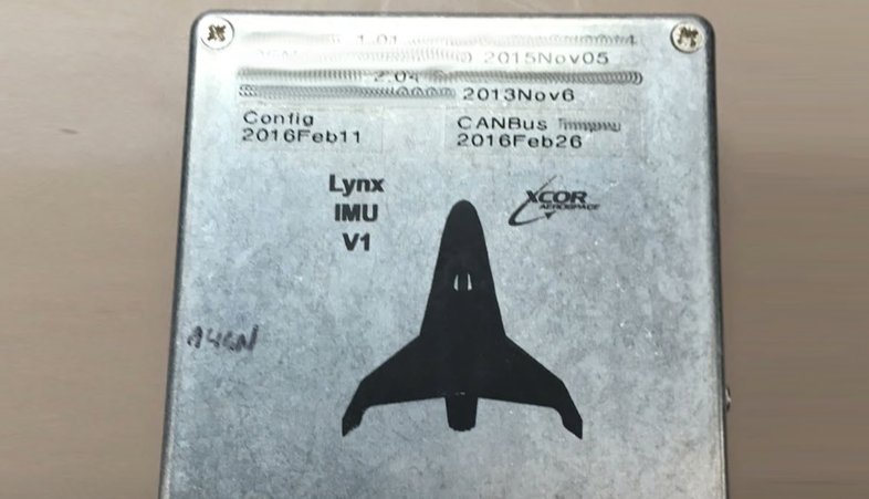 Lynx has a fully-functional GPS system created by XCOR engineers, the IMU. It was completed this March