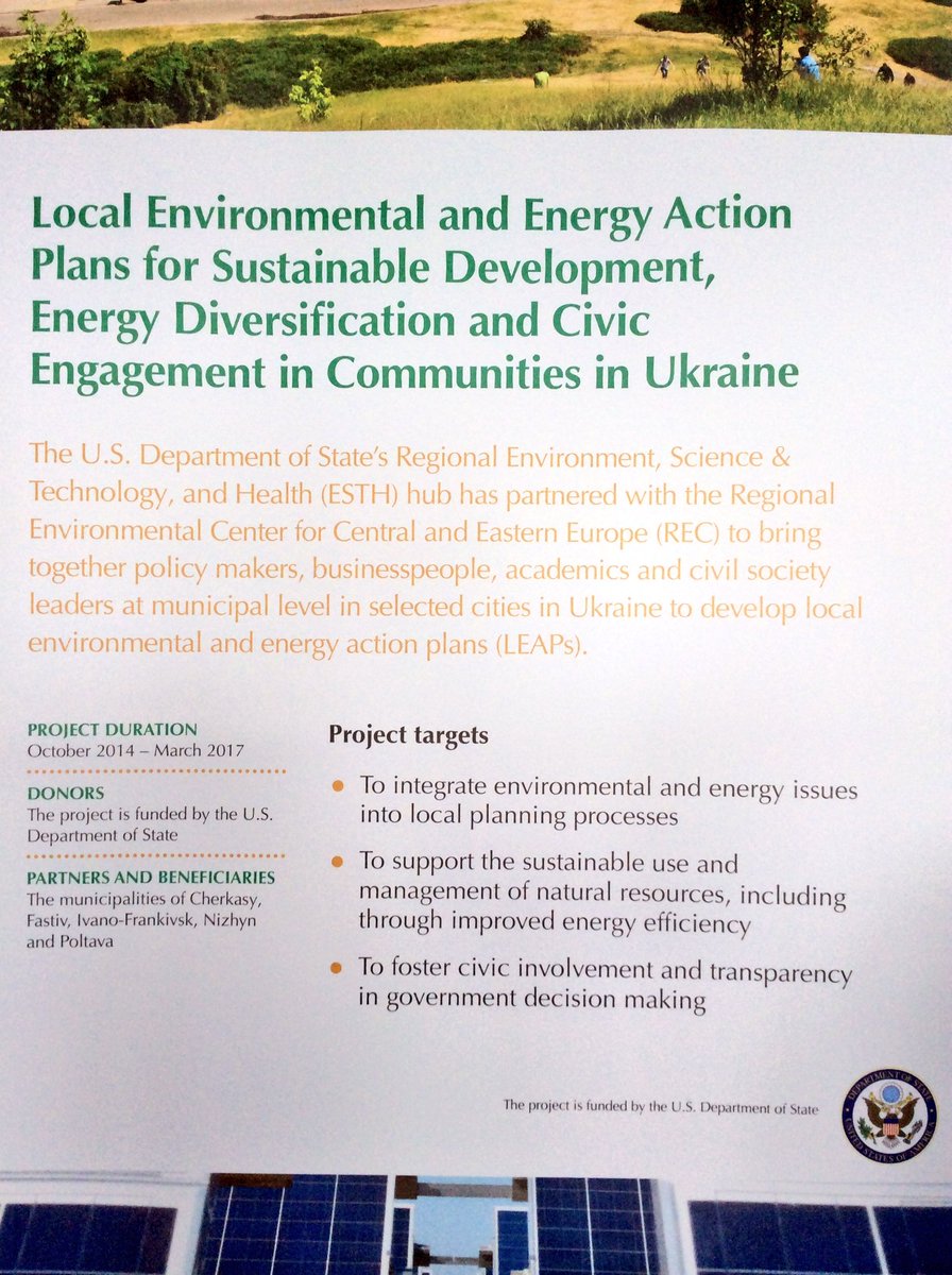 REHBudapest's tweet photo. #UkraineLEAPs towards #SustDev future with municipal officials, media, and CSO reps working together on common goals https://t.co/JIy9Of7tXV