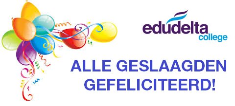 ALLE #GESLAAGDEN #GEFELICITEERD!!!