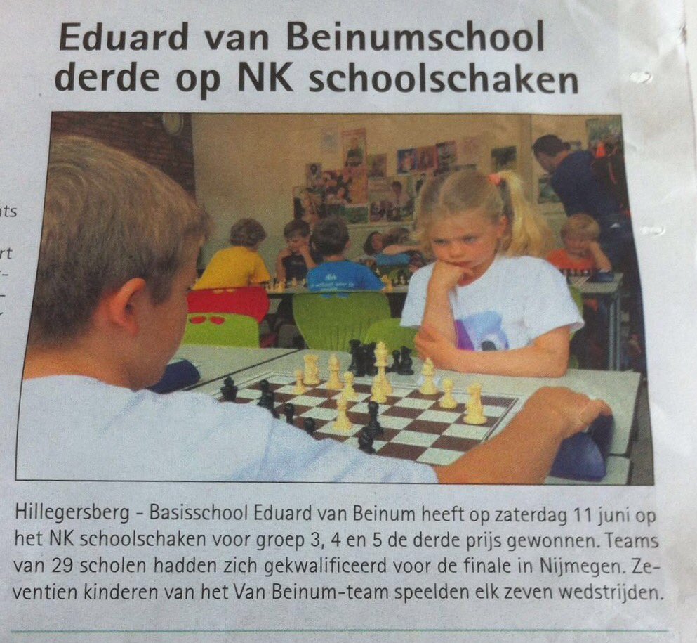 vanBeinum's tweet image. Bericht in AD @RDStad én @HvH_HiS over ons schaaksucces