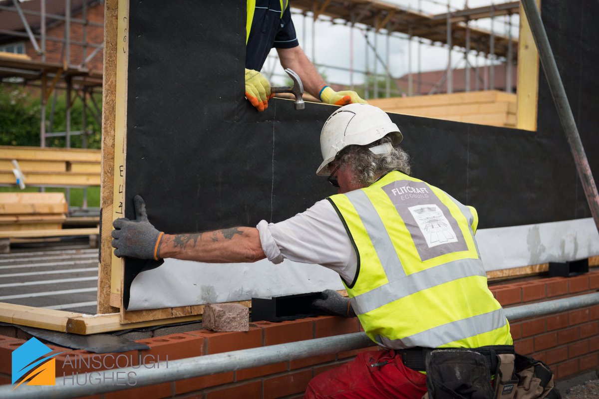 AinscoughHughes's tweet photo. Excited to see @FlitcraftEco installers on site this week #newhomes #wigan #birdst #timberframe #construction https://t.co/IYOmN3EkhR