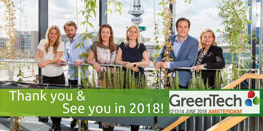 GreenTechRAI's tweet photo. Thank you so much for joining us at #GreenTech 2016! See you again in 2018! #TeamGreenTech https://t.co/FxhvEawMho