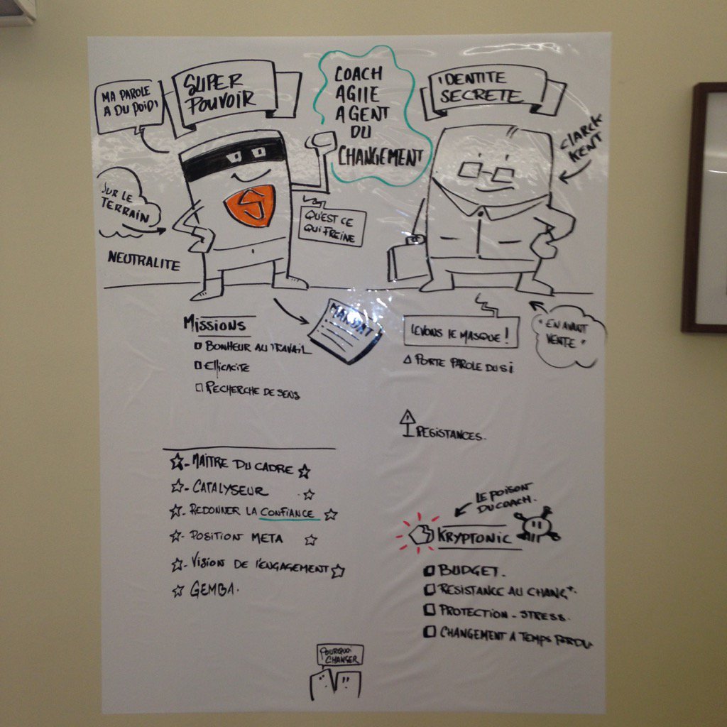 TheaillerS's tweet photo. Le coach agile par JP Bonnafous à #AgileFrance https://t.co/bNB9xJXKpk