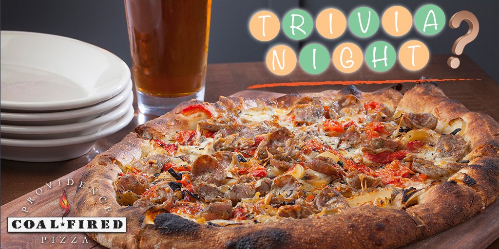 ProvPizza's tweet photo. Come test your trivia skills tonight at 7pm at our North Kingstown location! #TriviaNight #NK! #RhodeislandTrivia https://t.co/u4Z2DF5dY1