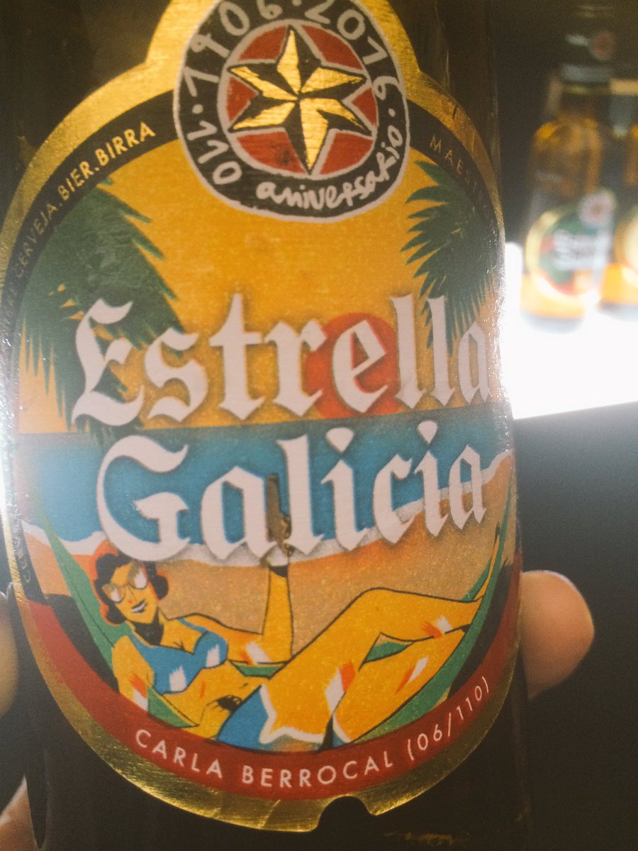 Visualizándome en #modoverano en la presentación de #110AniversarioEG <a href="/estrellagalicia/">Estrella Galicia</a>. Solo falta que haga sol!