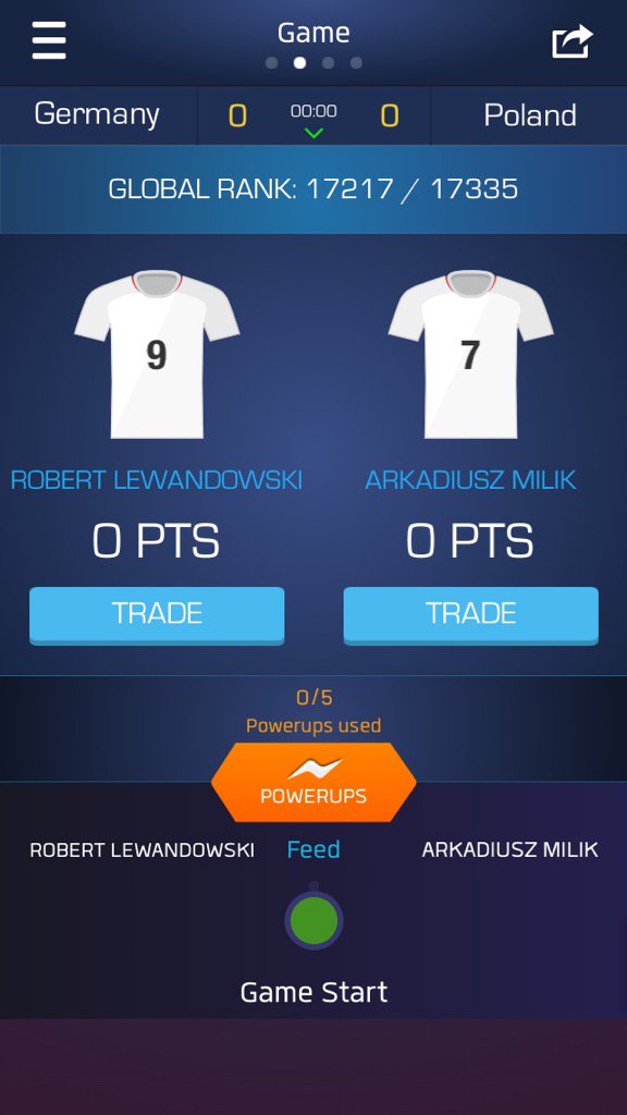 ulfvenmark99's tweet photo. I just drafted Robert Lewandowski &amp; Arkadiusz Milik on @UltimateFanLive for #GER v #POL https://t.co/C5SnmJZ7PH https://t.co/W6g2y1ajnp