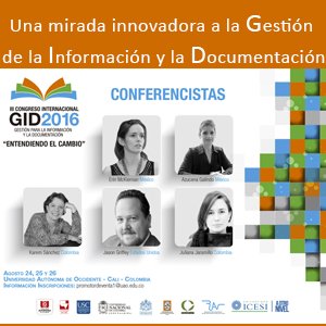 RedCUDI's tweet photo. #Agosto El comité de Bibliotecas d @asociacionruav invita al Congreso Internacional #GID2016 https://t.co/Q2llKQSk2Q https://t.co/VNf694ICOo