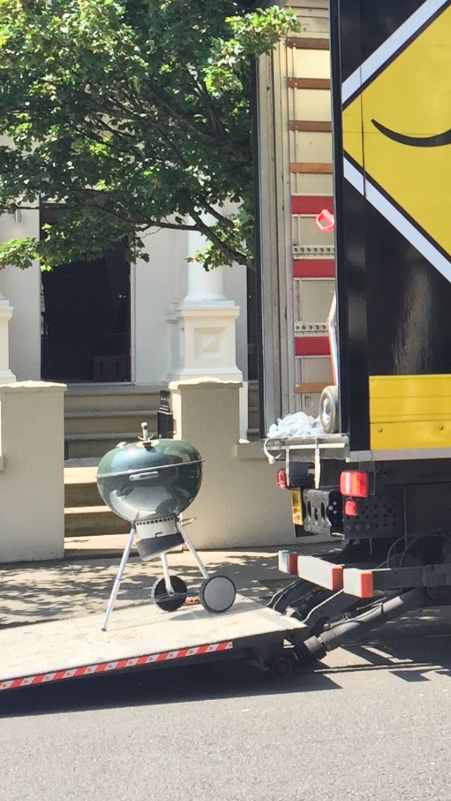 ButlerMayDesign's tweet image. ...&amp;amp; the 1st item off the Aussie removals truck is...confidence in the Great British Summer #summer #bbqfest