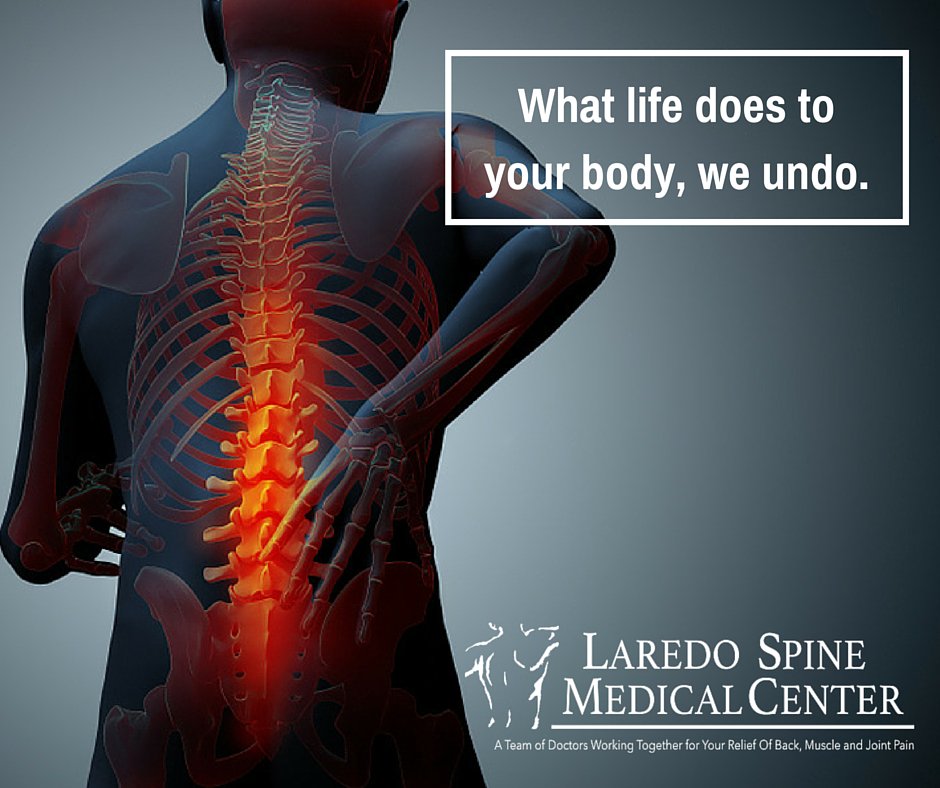 LaredoSpine's tweet photo. Let our licensed #chiropractors relieve your everyday #aches and #pains in a way that works for everyday life! https://t.co/7yeC1VaCe8