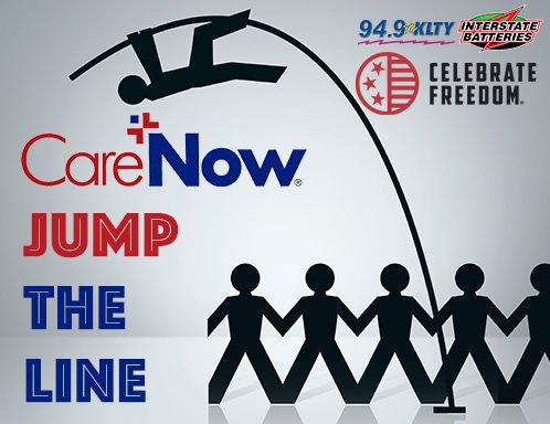 949KLTY's tweet image. You know u want 2 b the 1st in line for autographs!! Thx 2 @CareNow #JumpTheLine celebratefreedom.com #CF26