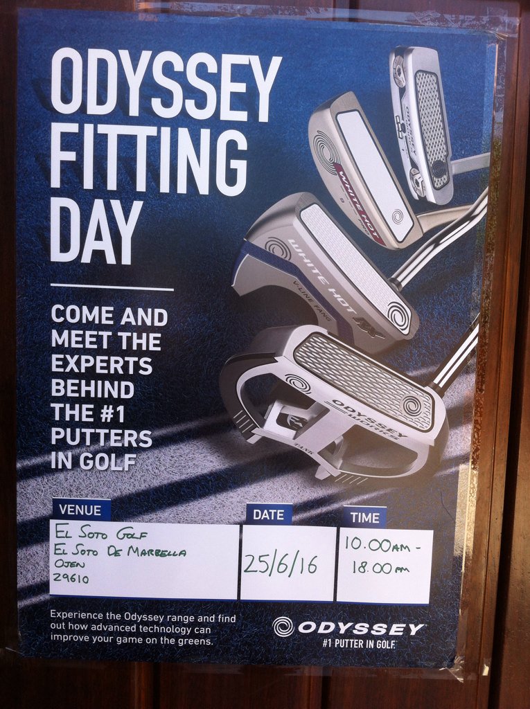 tomcoulsongolf's tweet photo. FREE #putting lessons and try the latest @odysseygolf putter range. 
Come and join us @elsotogolf @shortskillspain https://t.co/pftvAV440o