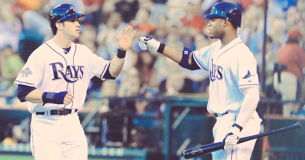 RaysBaseball's tweet photo. He's not in the lineup, but today @Evan3Longoria passes Carl Crawford as the longest-tenured Ray (8 years, 73 days). https://t.co/SHbj8PVKzC