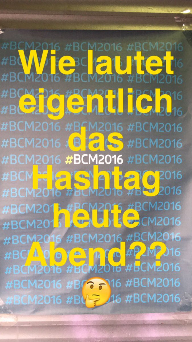 bjoernleske's tweet photo. Scheint wichtig zu sein - #bcm2015 https://t.co/fYYdt6vlBV