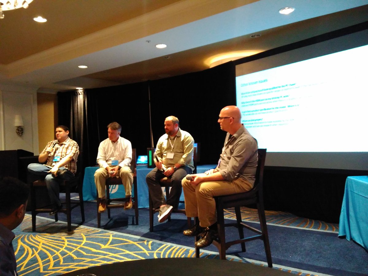 carthikm's tweet photo. Answers from men on bar chairs..
#HPMeetup16 https://t.co/jiBVXhjkYx