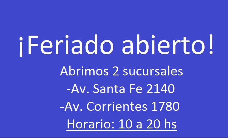 librerialevalle's tweet photo. ¡ABRIMOS EL FERIADO 17 DE JUNIO!
2 sucursales
-Av Santa Fe 2140 
-Av Corrientes 1780
Horario:10 a 20hs
Los esperamos https://t.co/w7E9zSFcWK