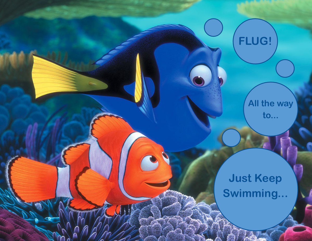 flugsite's tweet photo. Just Keep Swimming! #spring2016flugtrainingforum https://t.co/z3Afry5X4A
