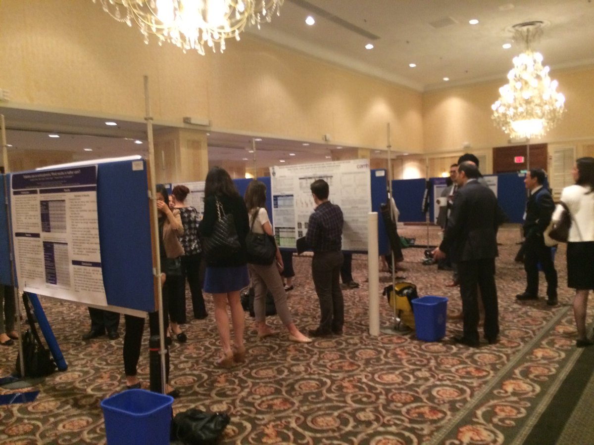UofTPsych's tweet photo. Poster session at #HSRD2016 https://t.co/COv0yApdga