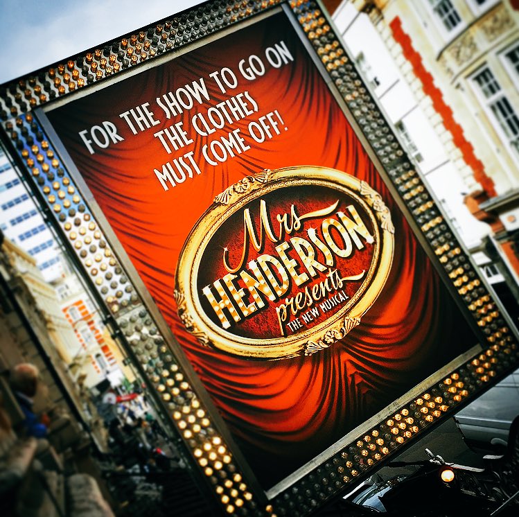 Absolutely adored Mrs Henderson Presents! Fabulous performances from all - thank you! 🎭